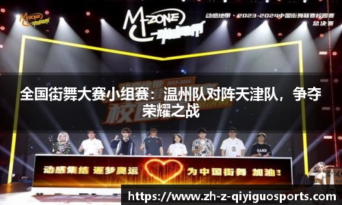 全国街舞大赛小组赛：温州队对阵天津队，争夺荣耀之战
